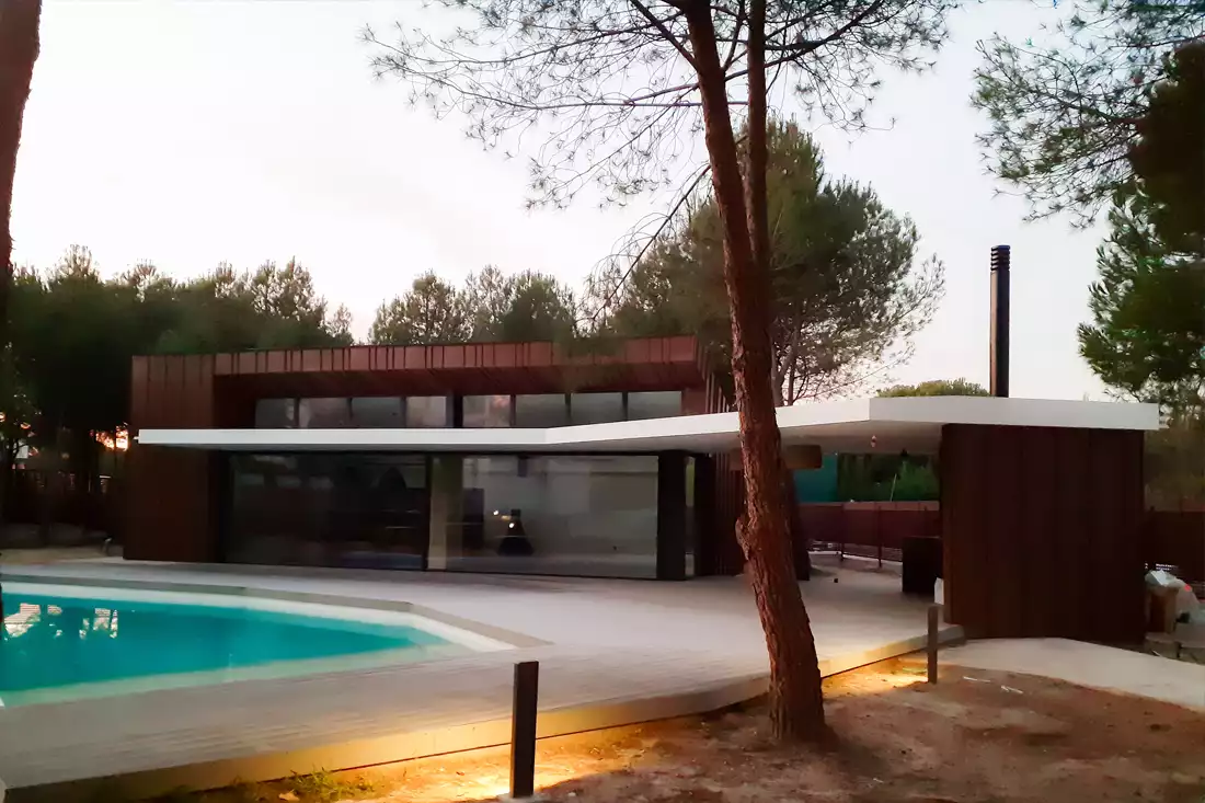 Construcción vivienda moderna de lujo en Cantabria