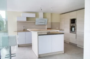 Detalle cocina construcción vivienda Valladolid