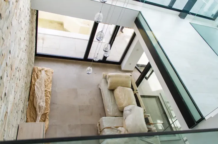 Detalle salon construccion vivienda valladolid