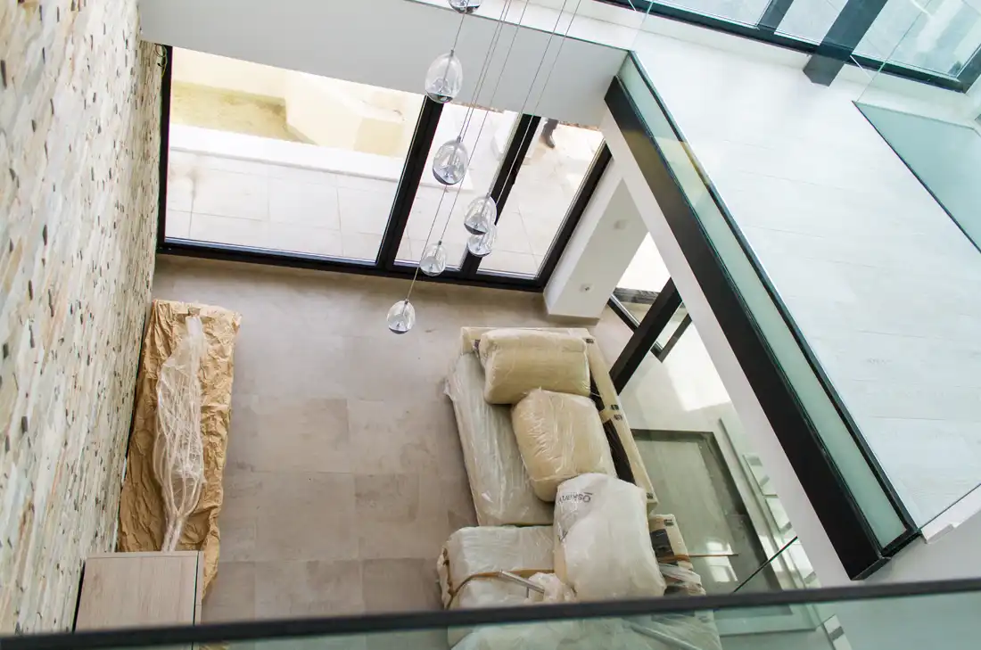 Detalle salon construccion vivienda valladolid